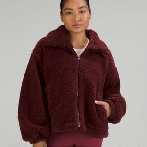 Lululemon fleece zip up coat